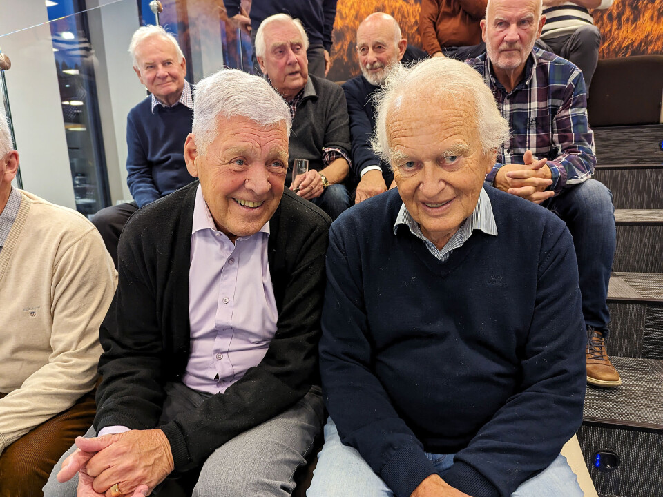 Bjørn E. Tønsberg (Serviceeksperten, t. v.) og Oddvar Kirkbakk (NRK). Foto: Stian Sønsteng Bjørn E. Tønsberg (Serviceeksperten, t. v.) og Oddvar Kirkbakk (NRK). Foto: Stian Sønsteng