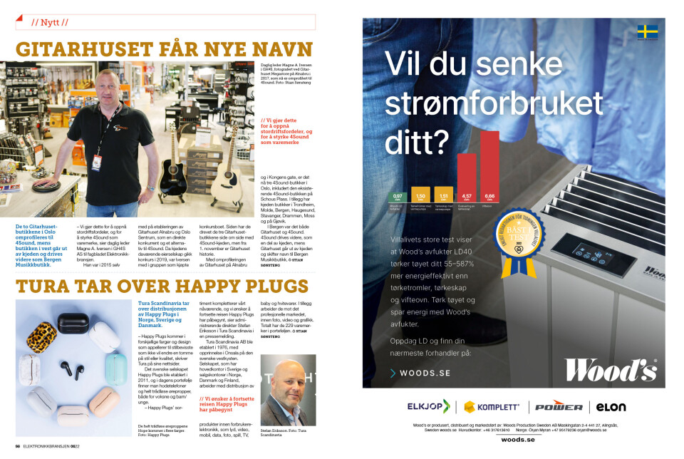 Artikkelen er tidligere publisert i papirutgaven av fagbladet Elektronikkbransjen nr. 6/2022, som ble distribuert uke 47. Her kan du lese artikkelen og bla gjennom digitalutgaven av bladet. Du kan lese alle utgaver av bladet digitalt, fra og med nr. 1/1937, på elektronikkbransjen.no/historiskarkiv. Artikkelen er tidligere publisert i papirutgaven av fagbladet Elektronikkbransjen nr. 6/2022, som ble distribuert uke 47. Her kan du lese artikkelen og bla gjennom digitalutgaven av bladet. Du kan lese alle utgaver av bladet digitalt, fra og med nr. 1/1937, på elektronikkbransjen.no/historiskarkiv.