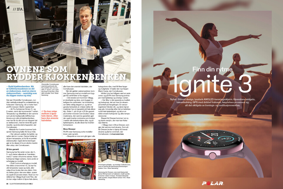 Artikkelen er tidligere publisert i papirutgaven av fagbladet Elektronikkbransjen nr. 6/2022, som ble distribuert uke 47. Her kan du lese artikkelen og bla gjennom digitalutgaven av bladet. Du kan lese alle utgaver av bladet digitalt, fra og med nr. 1/1937, på elektronikkbransjen.no/historiskarkiv. Artikkelen er tidligere publisert i papirutgaven av fagbladet Elektronikkbransjen nr. 6/2022, som ble distribuert uke 47. Her kan du lese artikkelen og bla gjennom digitalutgaven av bladet. Du kan lese alle utgaver av bladet digitalt, fra og med nr. 1/1937, på elektronikkbransjen.no/historiskarkiv.