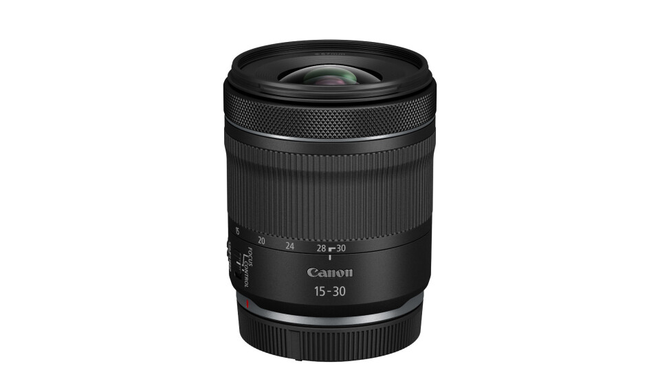 Canon RF 15-30mm F4.5-6.3 IS STM. Foto: Canon Canon RF 15-30mm F4.5-6.3 IS STM. Foto: Canon
