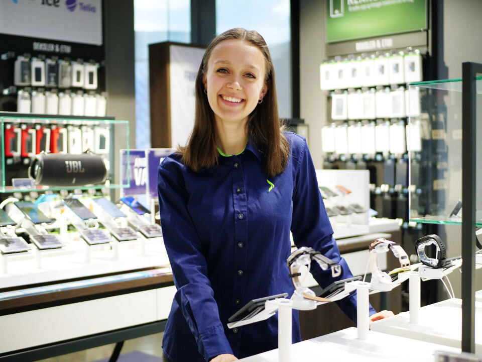 Bærekraftansvarlig Stina Winther. Foto: Elkjøp Norge Bærekraftansvarlig Stina Winther. Foto: Elkjøp Norge