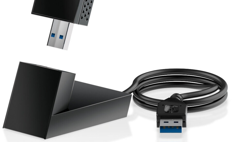 Nighthawk a8000 adapter. Foto: Netgear Nighthawk a8000 adapter. Foto: Netgear
