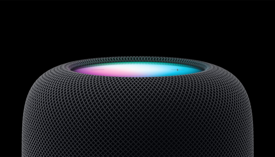 Andre generasjon av smarthøyttaleren HomePod byr på Siri-intelligens og smarthjem-kompatibilitet for Apple-brukere. Foto: Apple