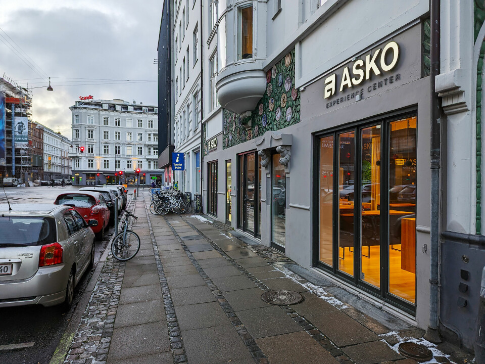 Asko Experience Center ligger åtte minutters gange fra Hovedbanegården i København. Foto: Stian Sønsteng