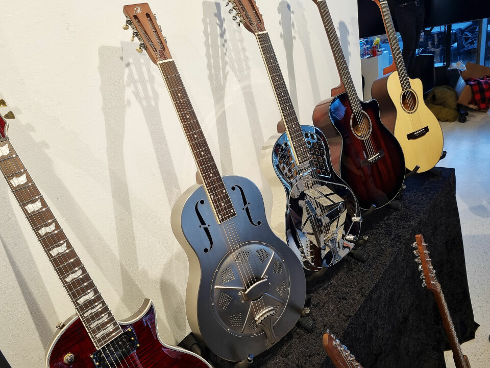 Morgan-gitarene finnes i ulike design og modeller. Foto: Jan Røsholm