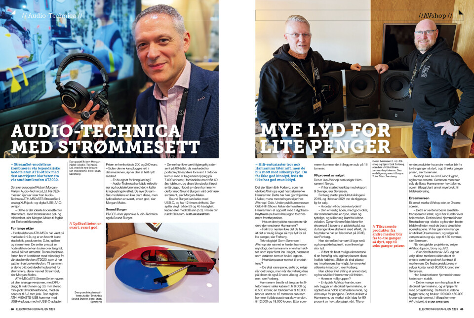 Artikkelen er tidligere publisert i papirutgaven av fagbladet Elektronikkbransjen nr. 2/2023, som ble distribuert uke 16. Her kan du lese artikkelen og bla gjennom digitalutgaven av bladet. Du kan lese alle utgaver av bladet digitalt, fra og med nr. 1/1937, på elektronikkbransjen.no/historiskarkiv.