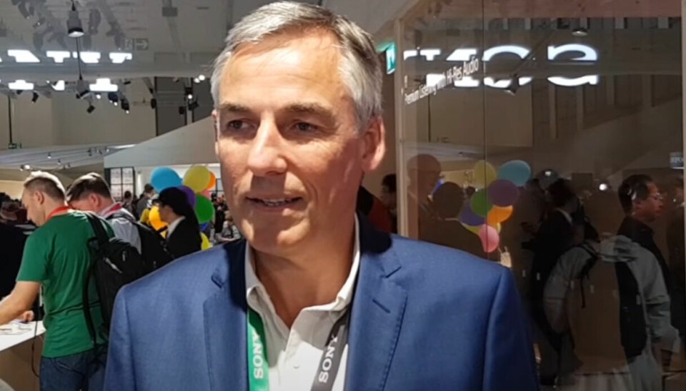 Gildas Pelliet, sjef for immaterielle rettigheter og standarder i Sony Europe, sier Xperia 1 V er rettet mot innholdsprodusenter. Foto: Sony