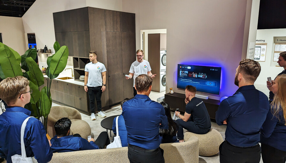 Google bruker deler av Epoq-utstillingen til sin produktopplæring under Campus. Foto: Stian Sønsteng