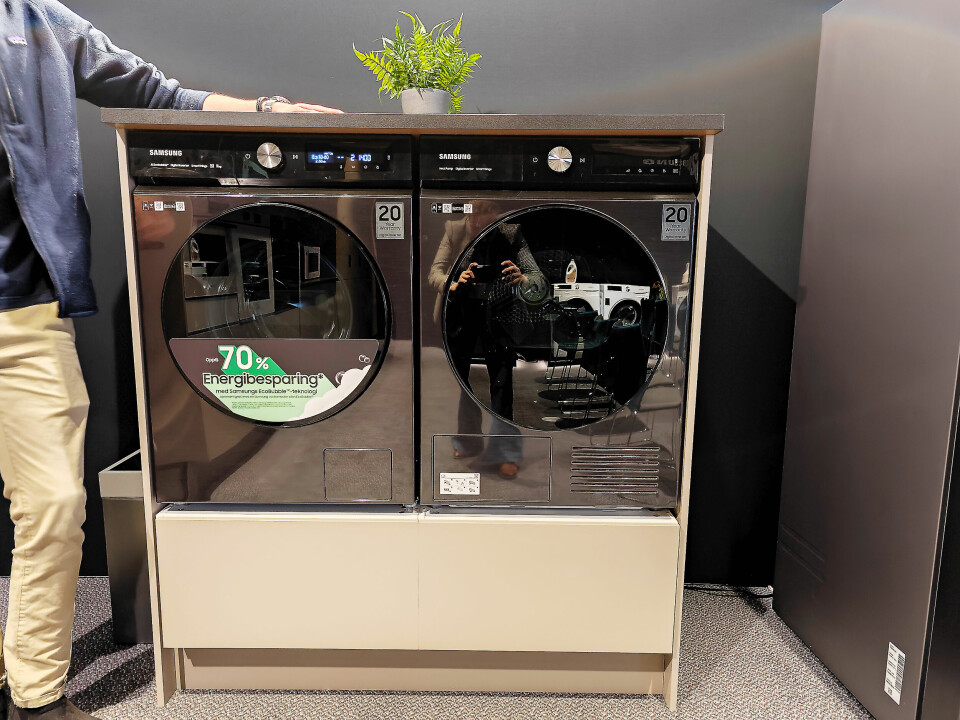 Med en oppdatering kan strømforbruket på en vaskemaskin reduseres med 70 prosent. Foto: Marte Ottemo