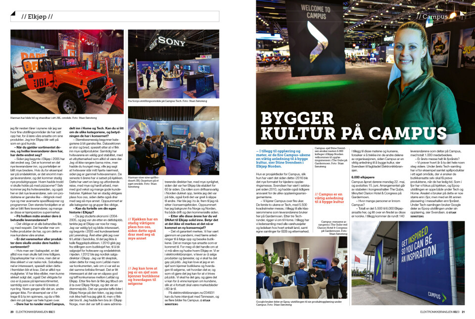 Artikkelen er tidligere publisert i papirutgaven av fagbladet Elektronikkbransjen nr. 3/2023, som ble distribuert uke 25. Her kan du lese artikkelen og bla gjennom digitalutgaven av bladet. Du kan lese alle utgaver av bladet digitalt, fra og med nr. 1/1937, på elektronikkbransjen.no/historiskarkiv.