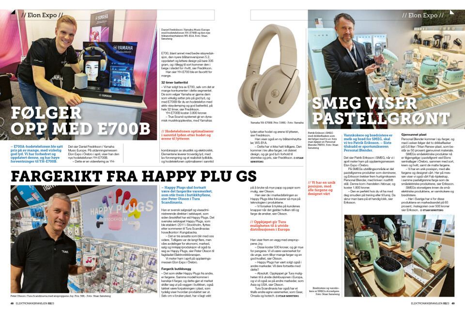 Artikkelen er tidligere publisert i papirutgaven av fagbladet Elektronikkbransjen nr. 3/2023, som ble distribuert uke 25. Her kan du lese artikkelen og bla gjennom digitalutgaven av bladet. Du kan lese alle utgaver av bladet digitalt, fra og med nr. 1/1937, på elektronikkbransjen.no/historiskarkiv.