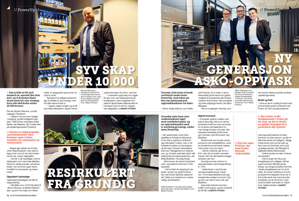 Artikkelen er tidligere publisert i papirutgaven av fagbladet Elektronikkbransjen nr. 4/2023, som ble distribuert uke 35. Her kan du lese artikkelen og bla gjennom digitalutgaven av bladet. Du kan lese alle utgaver av bladet digitalt, fra og med nr. 1/1937, på elektronikkbransjen.no/historiskarkiv.