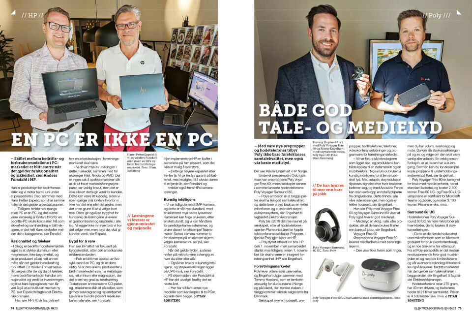 Artikkelen er tidligere publisert i papirutgaven av fagbladet Elektronikkbransjen nr. 4/2023, som ble distribuert uke 35. Her kan du lese artikkelen og bla gjennom digitalutgaven av bladet. Du kan lese alle utgaver av bladet digitalt, fra og med nr. 1/1937, på elektronikkbransjen.no/historiskarkiv.