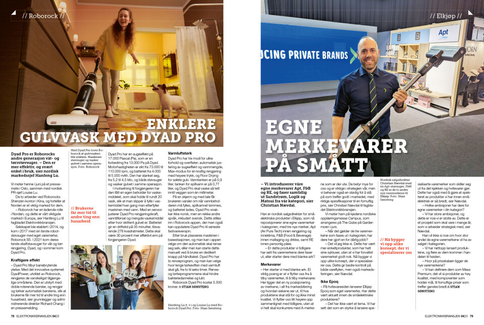 Artikkelen er tidligere publisert i papirutgaven av fagbladet Elektronikkbransjen nr. 4/2023, som ble distribuert uke 35. Her kan du lese artikkelen og bla gjennom digitalutgaven av bladet. Du kan lese alle utgaver av bladet digitalt, fra og med nr. 1/1937, på elektronikkbransjen.no/historiskarkiv.