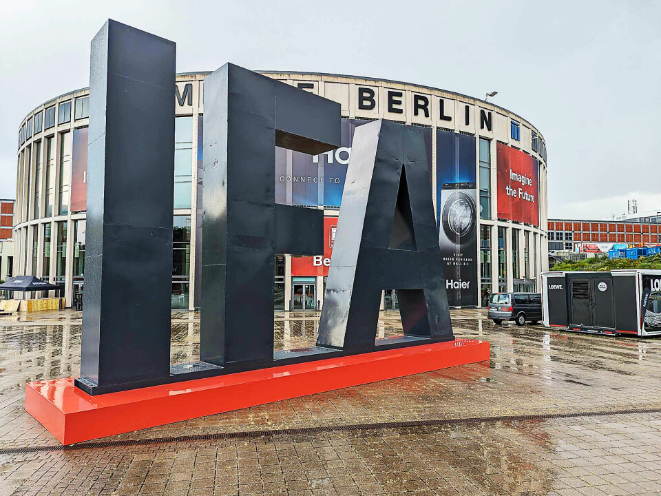 Fredag er første offisielle messedag under IFA Berlin. Foto: Stian Sønsteng
