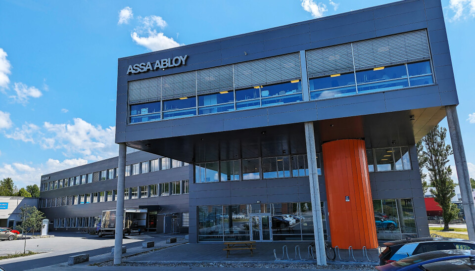 Assa Abloys norske kontor på Ski utenfor Oslo. Foto: Stian Sønsteng
