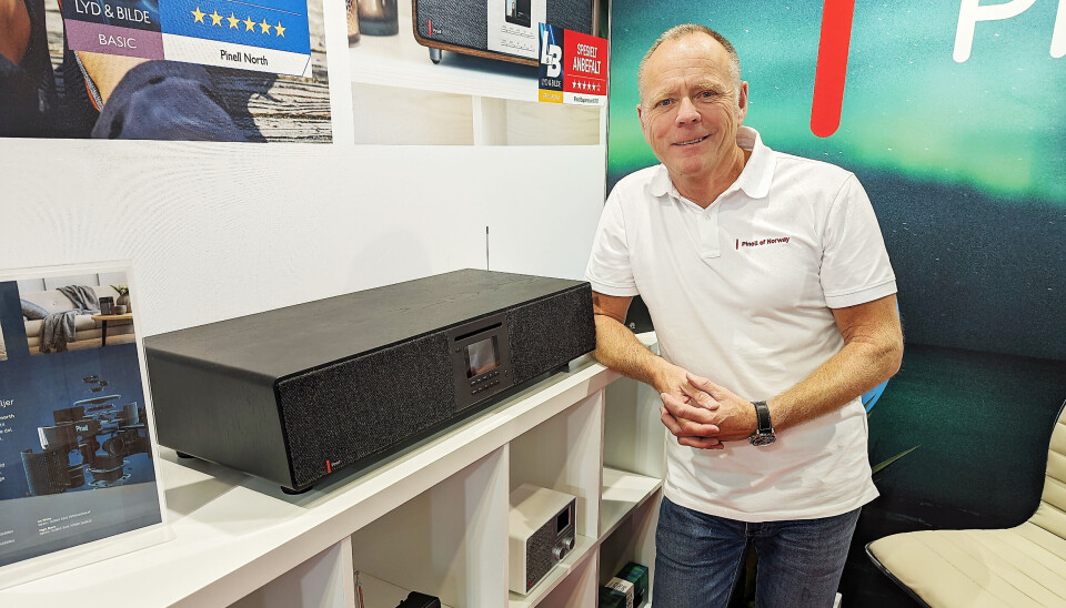 Tom Vedvik i TT Micro med Pinell Supersound 901, til 10.000 kroner. Foto: Stian Sønsteng