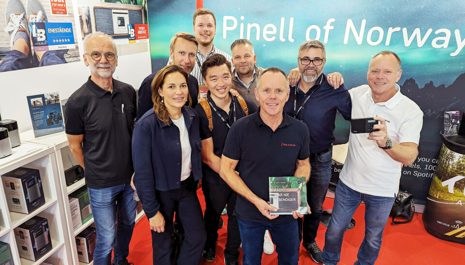 Gøsta Morin (f. v.), Sophie Lindvik, Bjørn Egil Brekke, Daniel Karlsson, Sondre Skarpmoen, Lasse Lie, Tore Vedvik, Ole-Hermann Berthelsen og Tom Vedvik. Foto: Stian Sønsteng