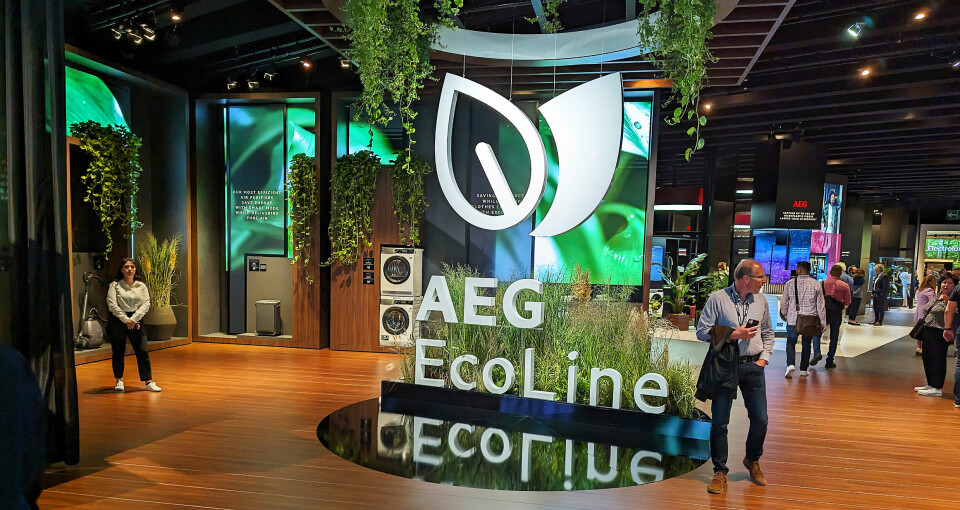 EcoLine er den nye profilen Electrolux og AEG bruker på sine mest energieffektive produkter. Foto: Stian Sønsteng