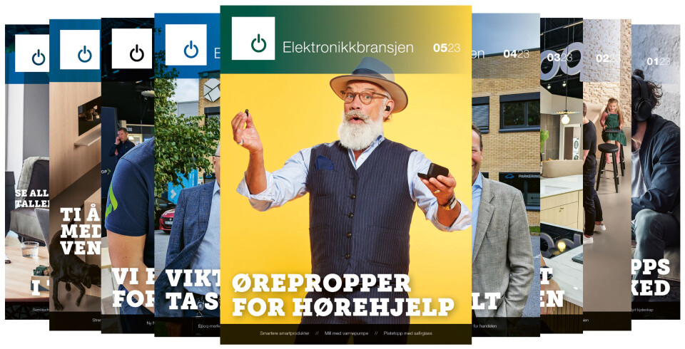 Nr. 5/2023 distribueres denne uken. For digitalutgaven, må du vente i to uker. Fagbladet Elektronikkbransjen nr. 5/2023