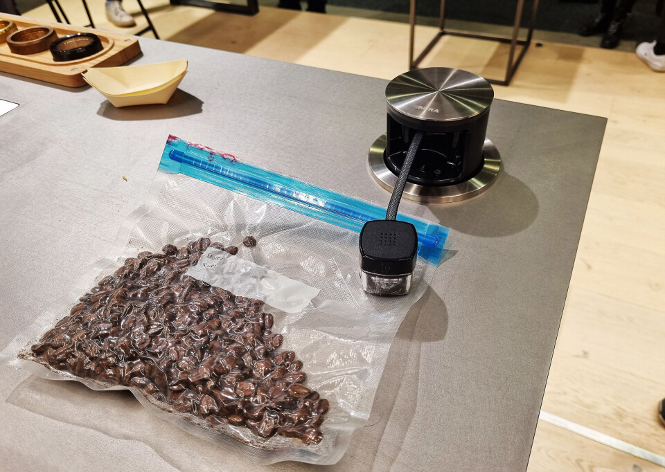 Bora Qvac er nedfelt i benken, og tar dermed liten plass. Foto: Jan Røsholm