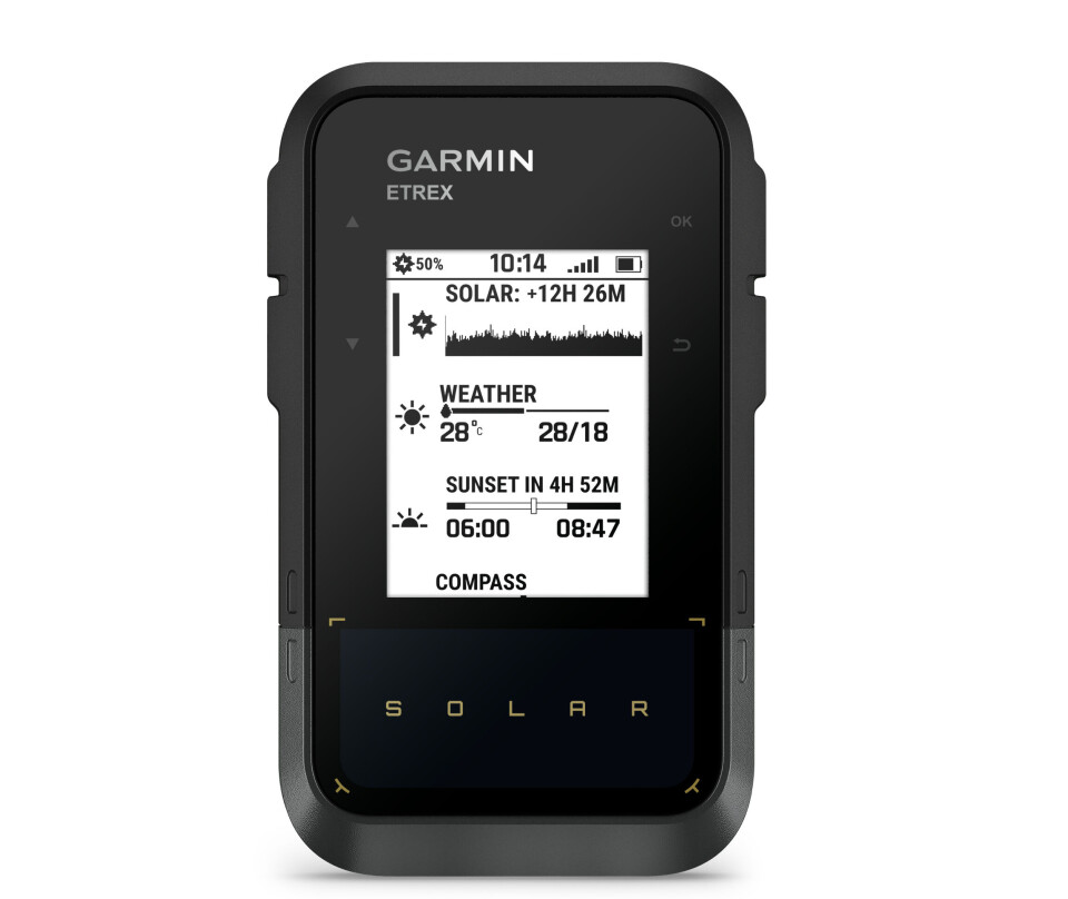 Garmin eTrex Solar. Foto: Garmin