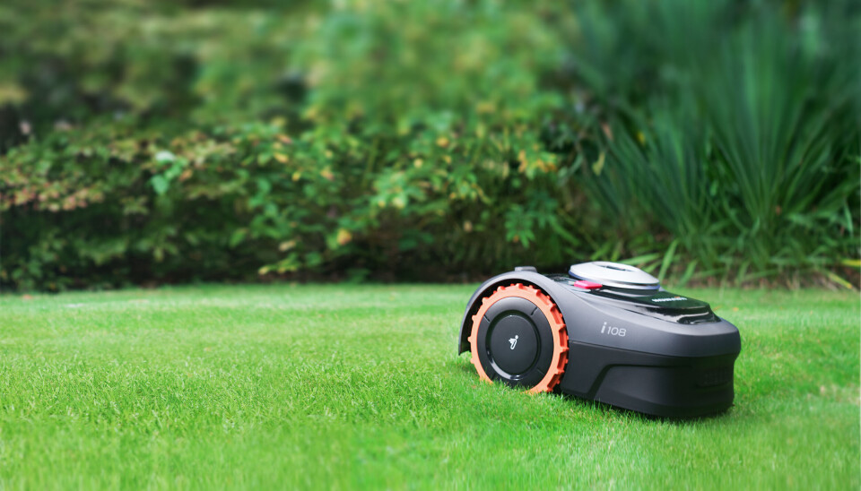 Segway Navimow i108E er anbefalt for plener opp til 800 kvadratmeter. Pris: 16.000,- Foto: Segway Navimow