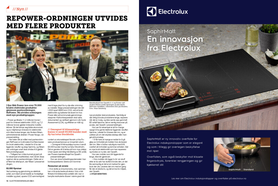 Artikkelen er tidligere publisert i papirutgaven av fagbladet Elektronikkbransjen nr. 4/2024, som ble distribuert uke 35. Her kan du lese artikkelen og bla gjennom digitalutgaven av bladet. Du kan lese alle utgaver av bladet digitalt, fra og med nr. 1/1937, på elektronikkbransjen.no/historiskarkiv.