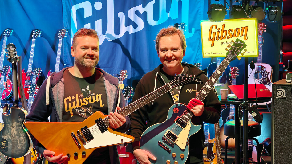 GIBSON ER TRESLØYD AV BESTE MERKE