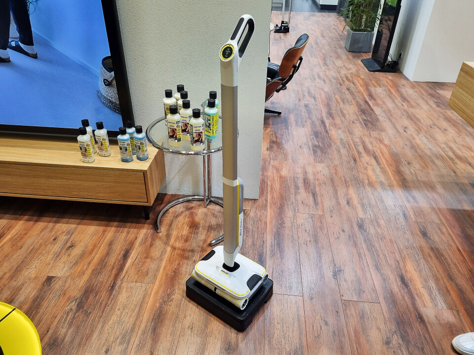 Tanken for rent vann er i skaftet, mens spillvannet samles i bunn. Foto: Jan Røsholm