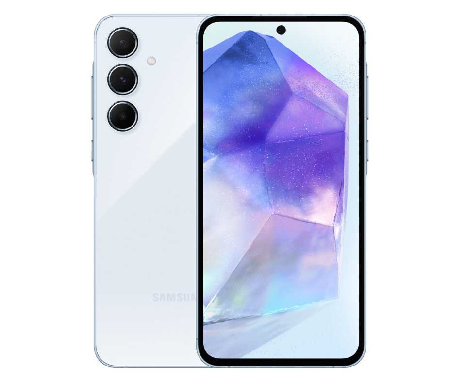 Samsung Galaxy A55 5G er kåret til «Årets budsjett-mobil 2024/2025». Foto: Samsung