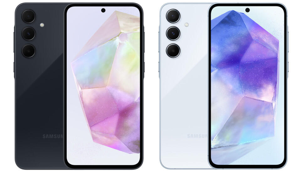 Samsung Galaxy A35 5G og Samsung Galaxy A55 5G er begge kåret til «Årets budsjett-mobil 2024/2025». Foto: Samsung