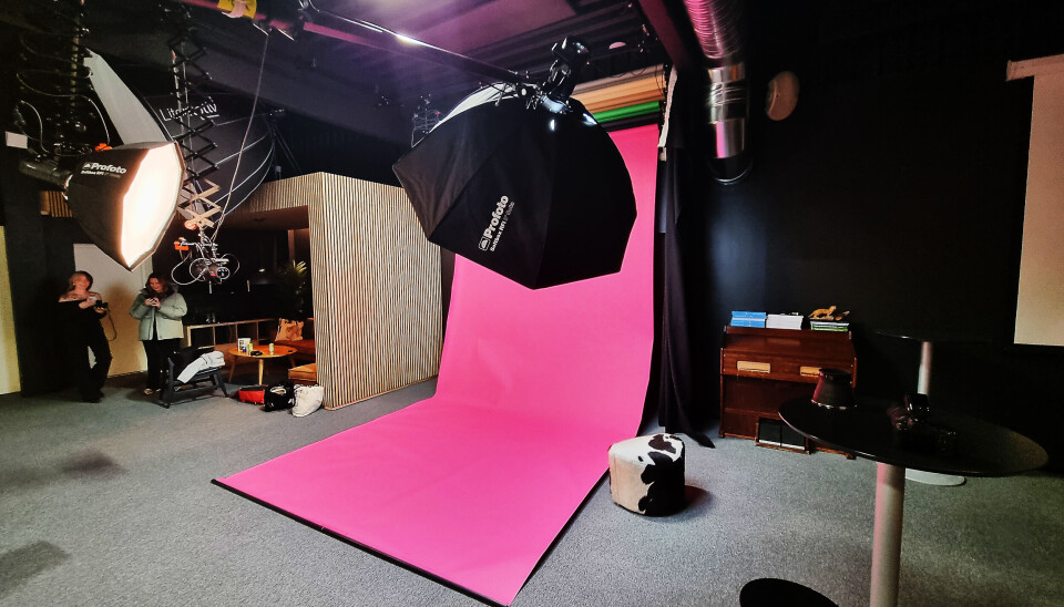 Stavanger foto et eget studio på 200 kvadratmeter. Foto: Jan Røsholm