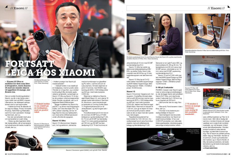 Artikkelen er tidligere publisert i papirutgaven av fagbladet Elektronikkbransjen nr. 2/2025, som ble distribuert uke 15. Her kan du lese artikkelen og bla gjennom digitalutgaven av bladet. Du kan lese alle utgaver av bladet digitalt, fra og med nr. 1/1937, på elektronikkbransjen.no/historiskarkiv.