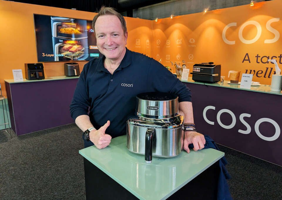 Roger Wollan i Modino med Cosori Iconic. Foto: Stian Sønsteng