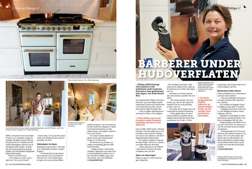 Artikkelen er tidligere publisert i papirutgaven av fagbladet Elektronikkbransjen nr. 4/2025, som ble distribuert uke 35. Her kan du lese artikkelen og bla gjennom digitalutgaven av bladet. Du kan lese alle utgaver av bladet digitalt, fra og med nr. 1/1937, på elektronikkbransjen.no/historiskarkiv.