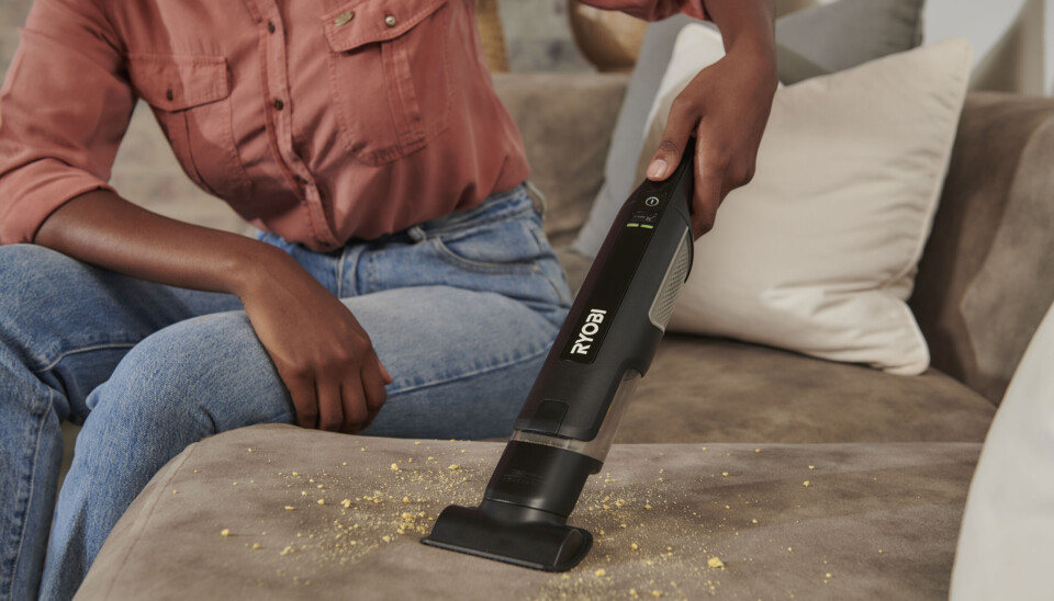 Ryobi 4V USB lithium håndstøvsuger. Foto Ryobi