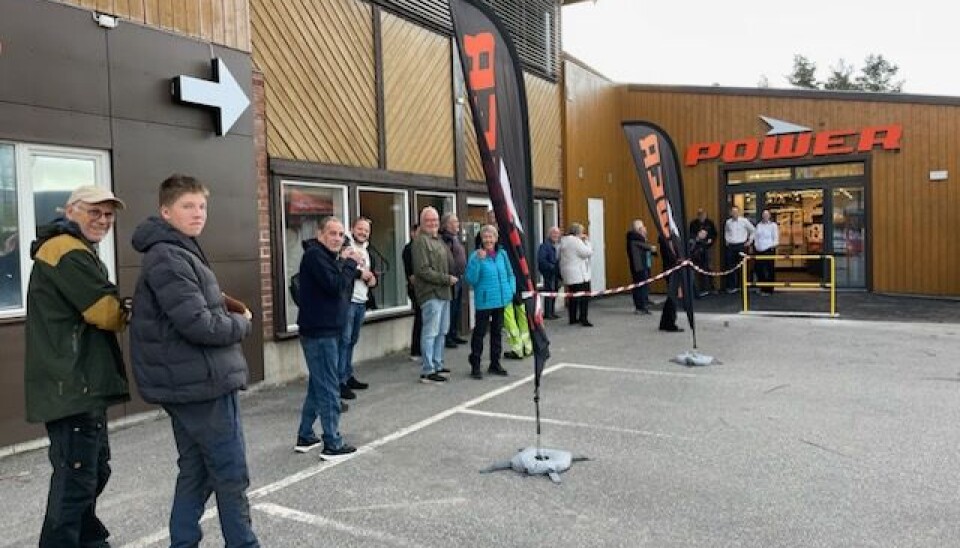 Fra åpningen i Evje 16. oktober. Foto: Power