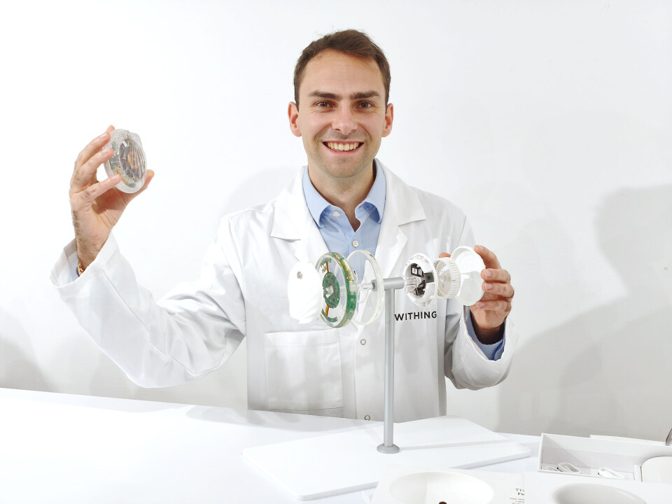 Constantin Krempp sier U-Scan kombinerer mekanikk, elektronikk, programvare, kunstig intelligens, kjemi og væskemekanikk. Foto: Stian Sønsteng